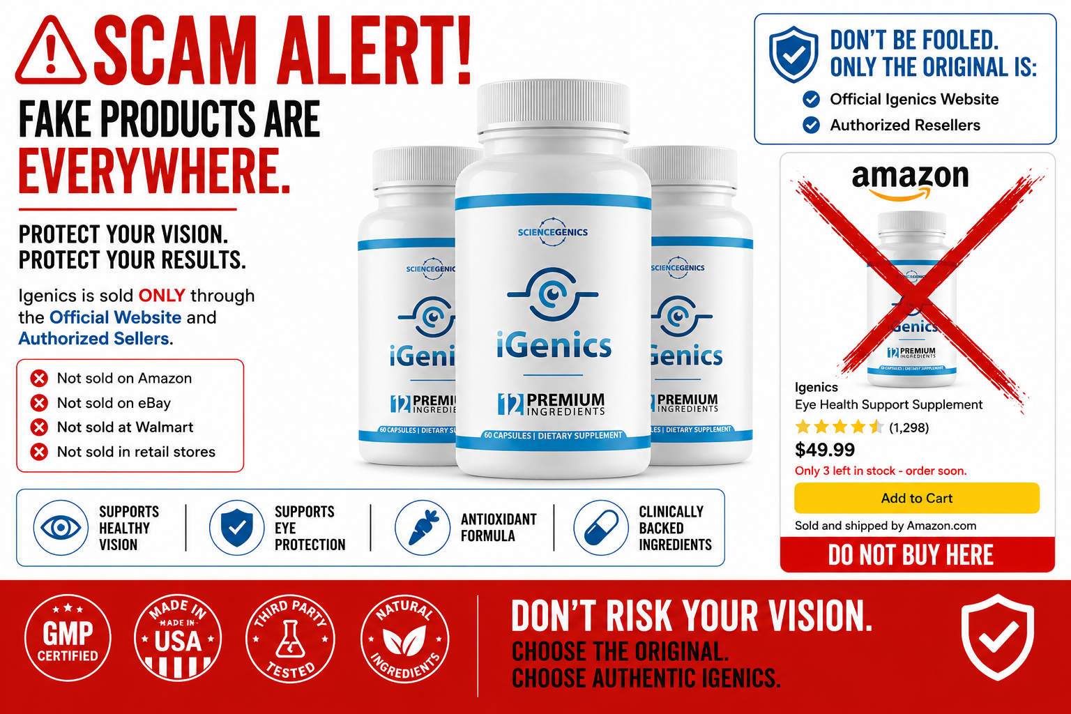 iGenics scam alert